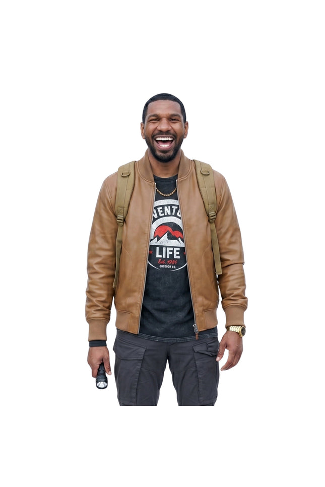 The Boys S05 Laz Alonso Brown Leather Jacket Buy Now
