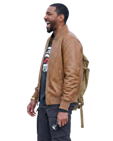 The Boys S05 Laz Alonso Brown Leather Jacket Order Now
