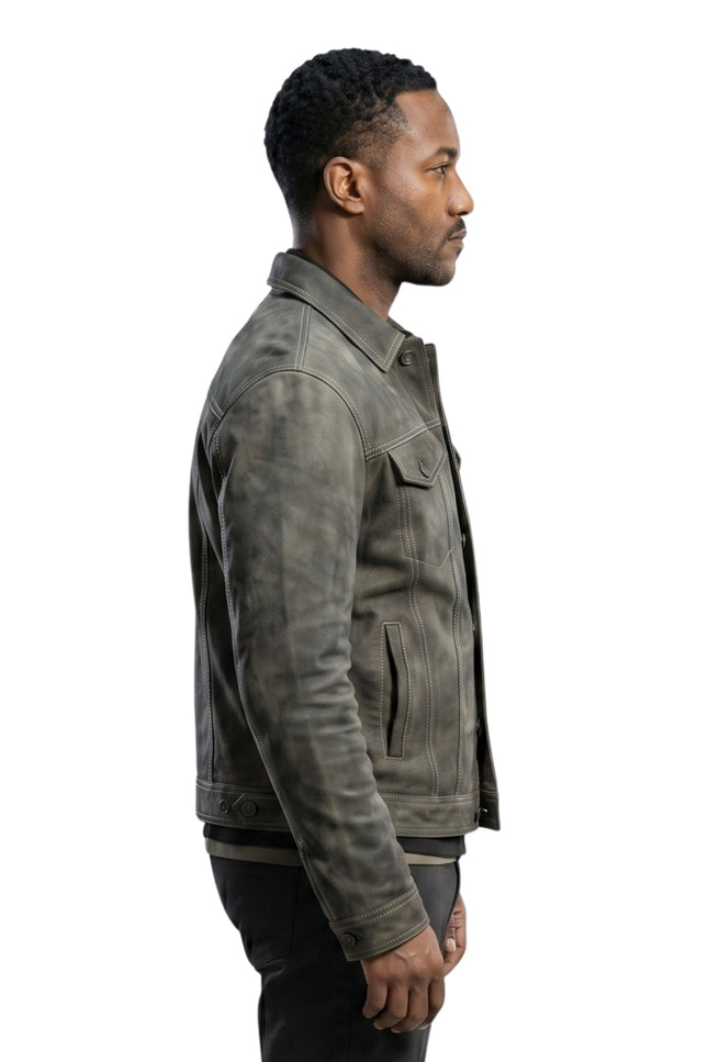 The Boys S05 Reggie Franklin Suede Leather Jacket