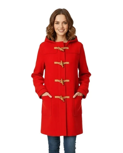 The Classic Red Toggle Coat