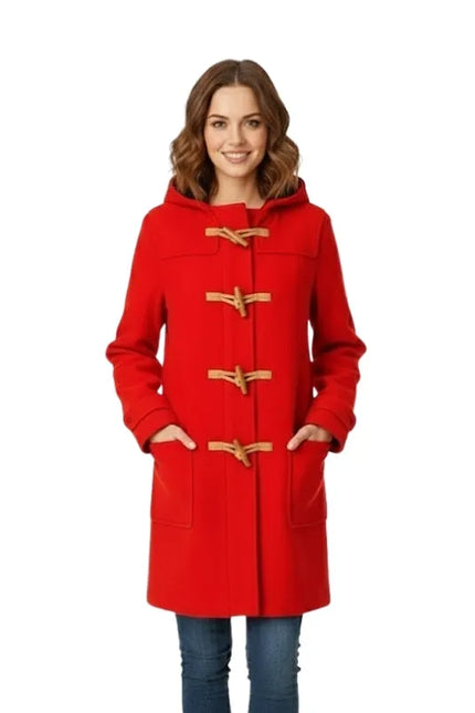 The Classic Red Toggle Coat