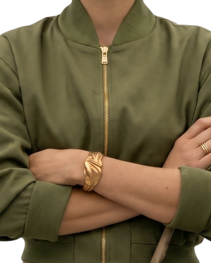 The Morning Show Celine Dumont Bomber Jacket Close up
