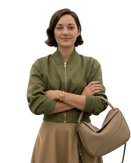 The Morning Show Celine Dumont Bomber Jacket Front