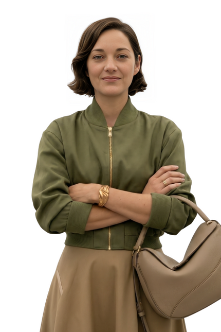 The Morning Show Celine Dumont Bomber Jacket Front