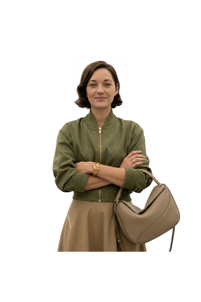 The Morning Show Celine Dumont Bomber Jacket Front
