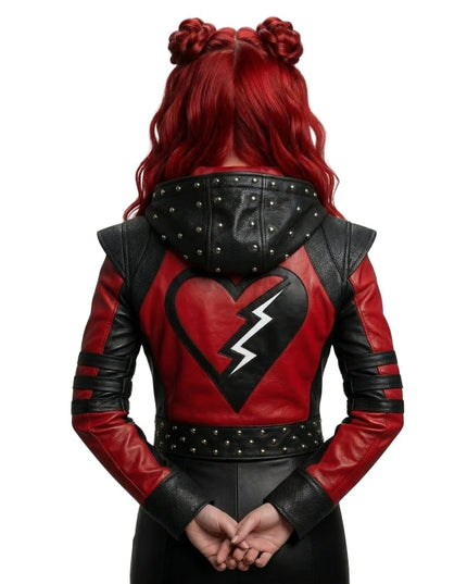 Kylie Cantrall Descendants The Rise Of Red Studded Leather Jacket