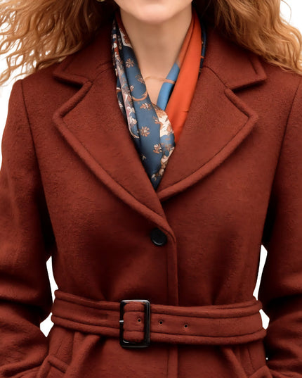 The Undoing Brown Long Coat