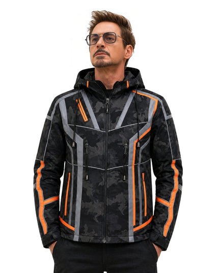 Man wearing Black Hoodie 