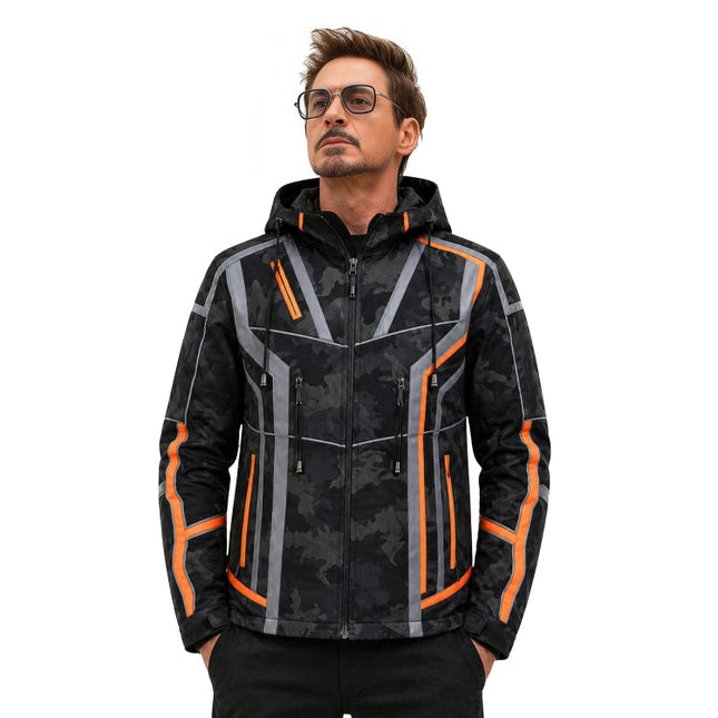 Man wearing Black Hoodie 