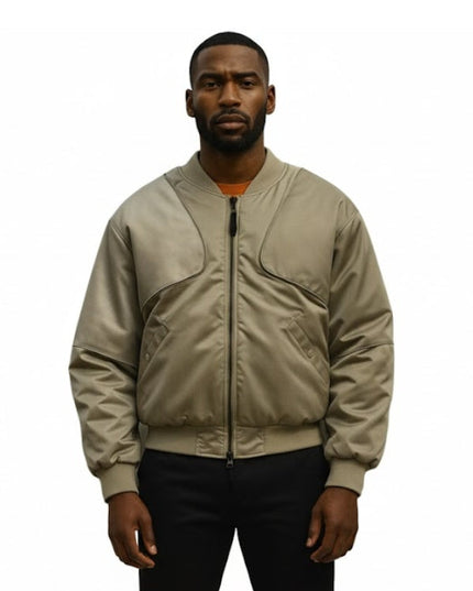 Trimmed Shell Bomber Jacket