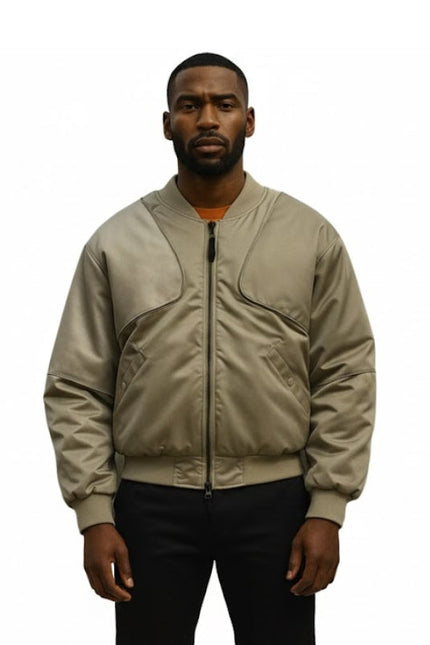 Trimmed Shell Bomber Jacket
