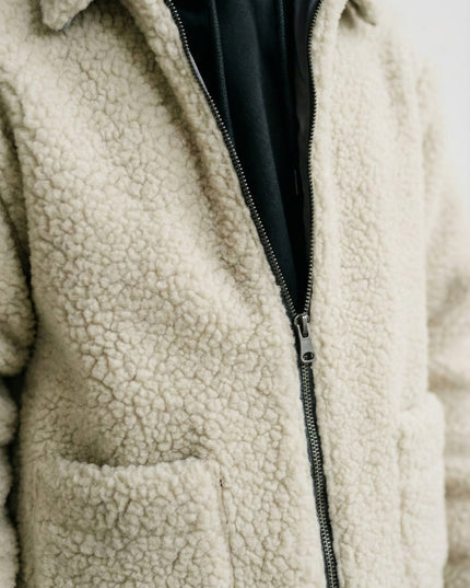 Men’s Handmade Sheep Wool Teddy Jacket