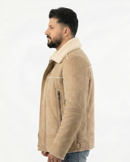 Men’s Thayden B3 Leather Aviator Jacket