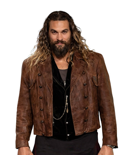Jason Momoa Justice League Brown Jacket