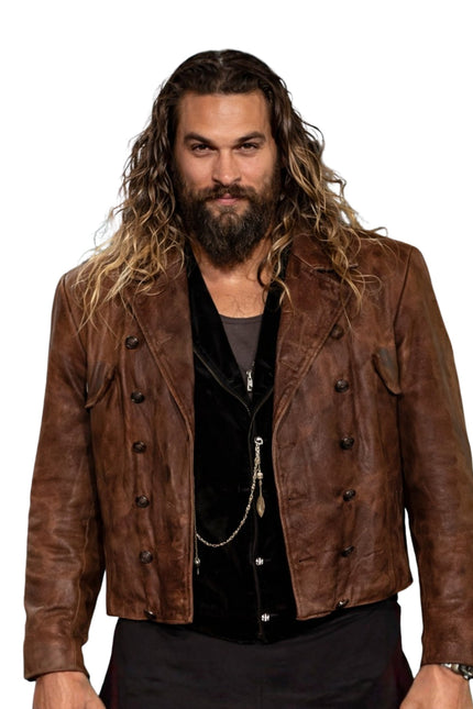 Jason Momoa Justice League Brown Jacket