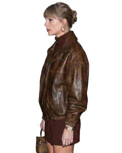 Taylor Swift NYC 2025 Leather Jacket