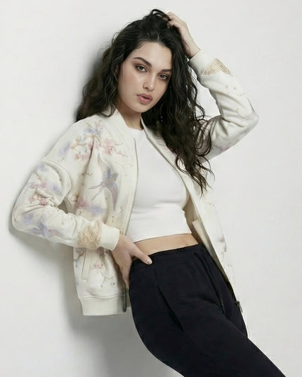 Women’s Artistic Fleece Zip Jacket