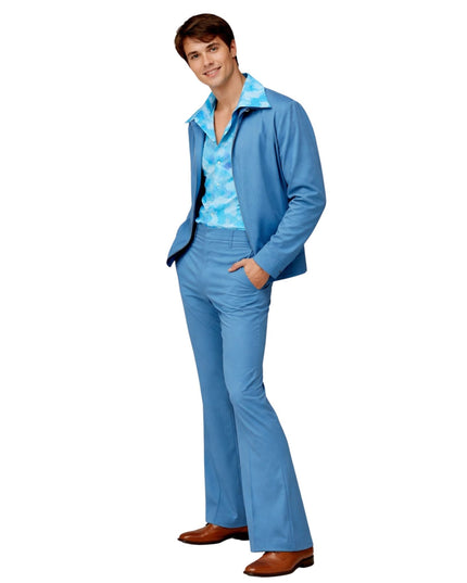 Cousin Eddie Christmas Vacation Blue Suit Festive Holiday Attire