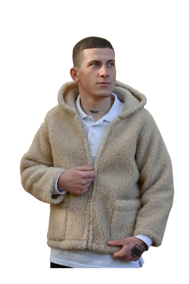 Men's Woolen Jacket with Hood