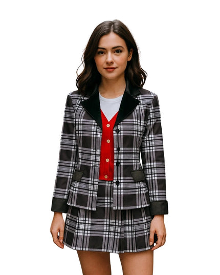 North West Halloween Checkered Costume – Stylish and Spooky Costume for Halloween Party
