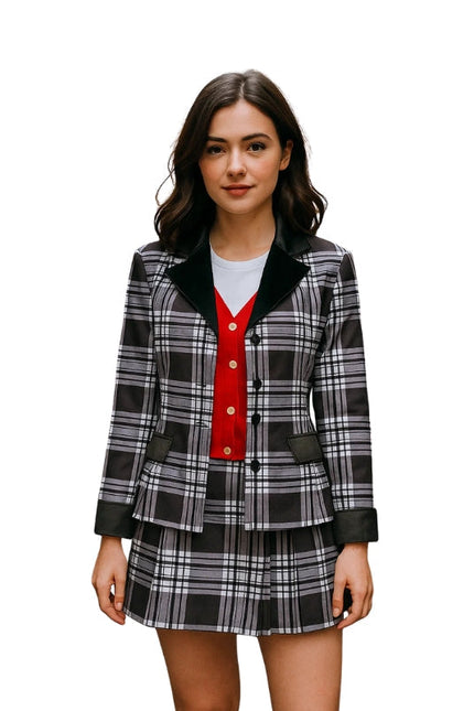 North West Halloween Checkered Costume – Stylish and Spooky Costume for Halloween Party