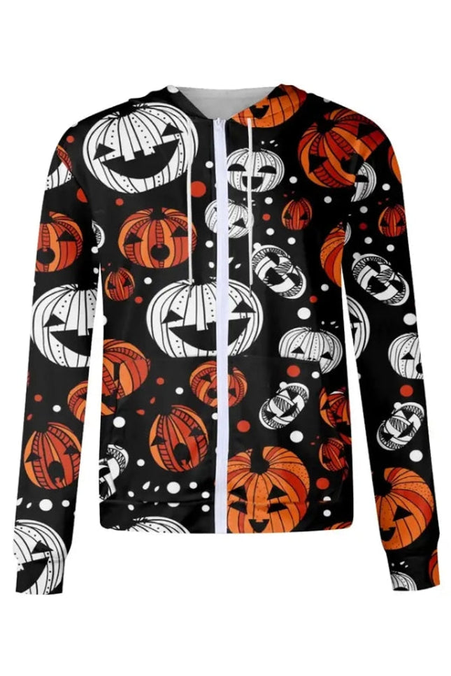 Halloween Scrub Jacket – Spooky and Comfortable Medical Apparel for Halloween Season
