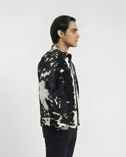 Men’s Cowhide Hair-On Pony Skin Jacket