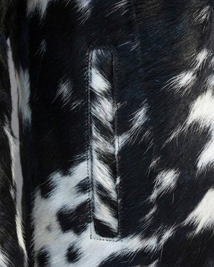 Men’s Cowhide Hair-On Pony Skin Jacket