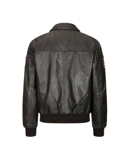 Men's Real Leather Air Force Aviatrix Brown Leather Jacket