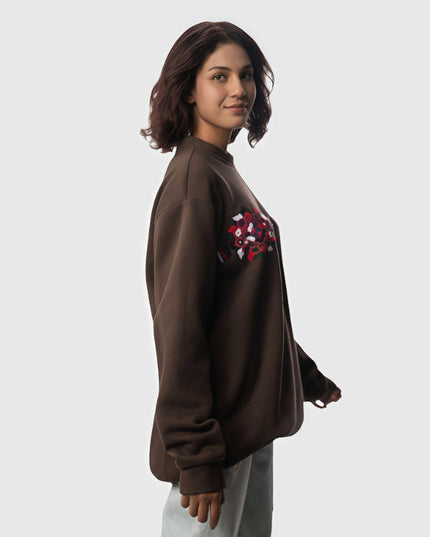 Women's Premium Heavyweight Sweatshirt - Hand Embroided
