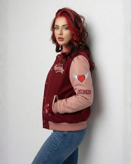 Cupid Valentine Varsity Jacket