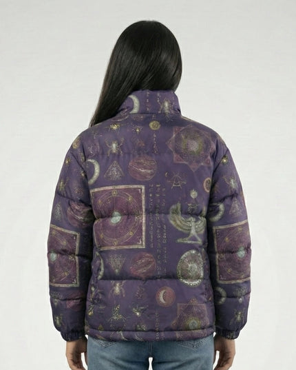 Women's Celestial Aesthetic Puffer Jacket