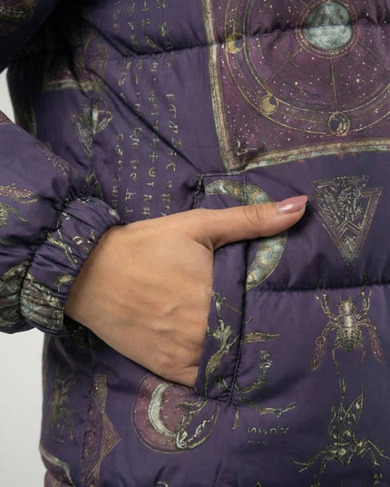 Women's Celestial Aesthetic Puffer Jacket