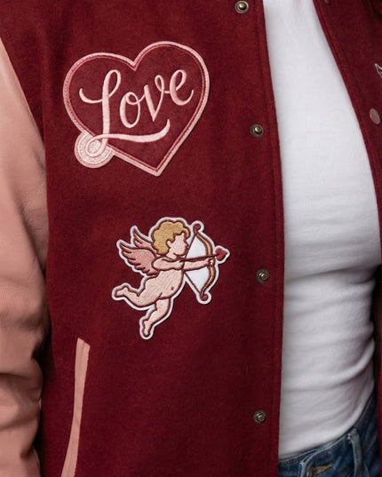 Cupid Valentine Varsity Jacket