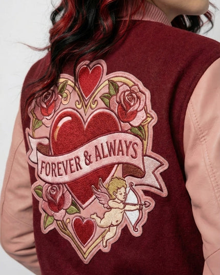 Cupid Valentine Varsity Jacket