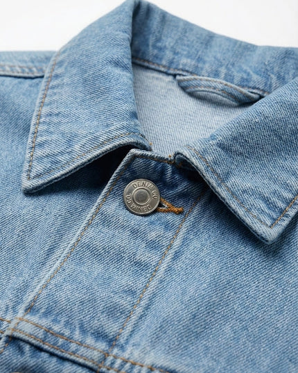 Men's American Flag Denim Jacket
