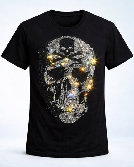 Midnight Skull Rhinestone T-shirt
