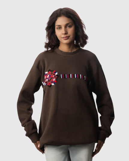 Women's Premium Heavyweight Sweatshirt - Hand Embroided