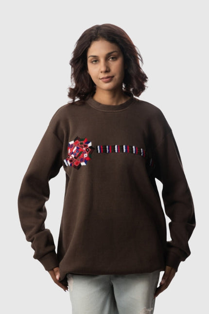 Women's Premium Heavyweight Sweatshirt - Hand Embroided