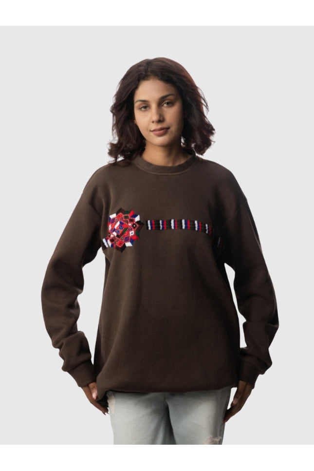 Women's Premium Heavyweight Sweatshirt - Hand Embroided