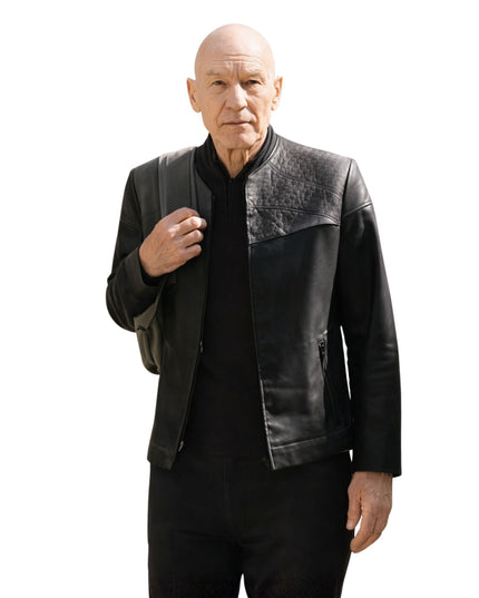 Jean-Luc Picard Star Trek: Picard 2023 Black Jacket