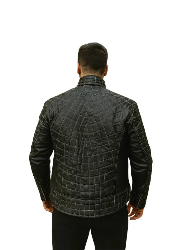 Venom Spider-Man cosplay jacket with bold black design