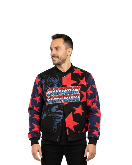 Vintage Captain America Racing Jacket