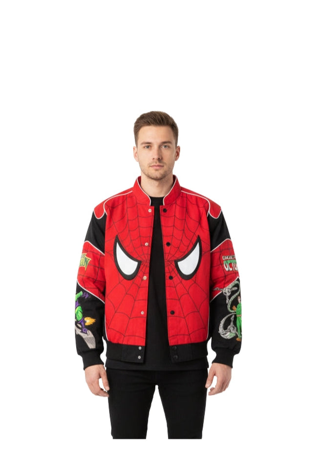 Vintage Design Spider-Man Racing Jacket