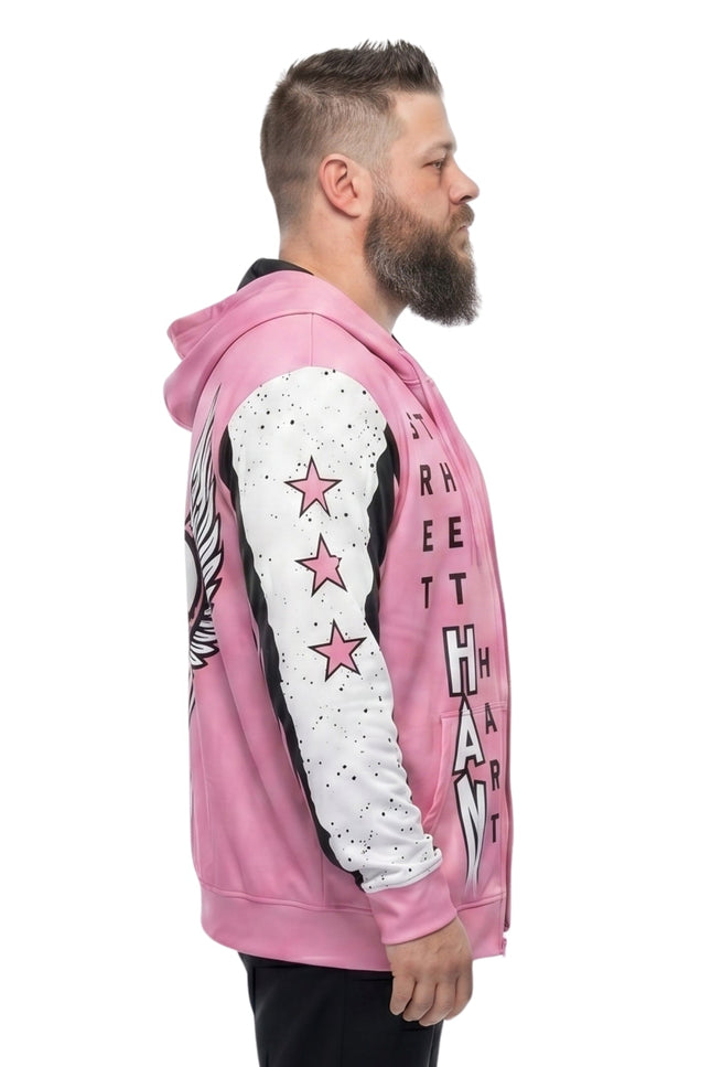 WWE SmackDown Kevin Owens Pink Bomber Jacket