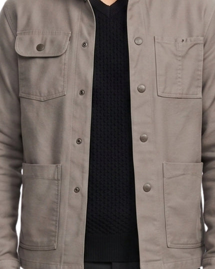 Walker Season 01 Alex Landi Gray Cotton Jacket Buy Today