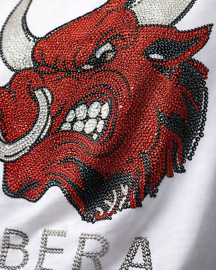 Red and black bull head design with 'BERA' text on a white background