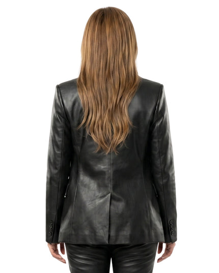 Wild Cards Max Mitchell Black Leather Blazer Order Today