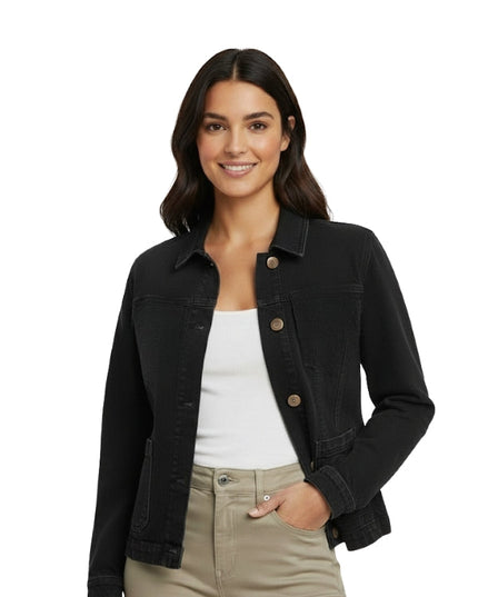 Women's Black Denim Jacket