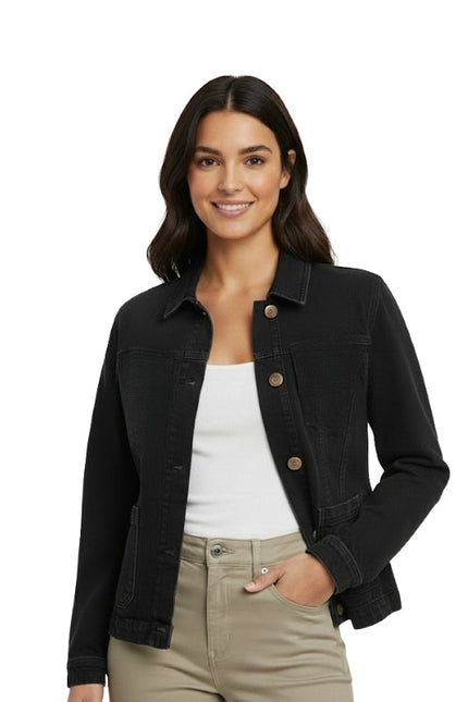 Women's Black Denim Jacket